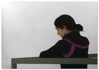 Michelangelo Pistoletto - Donna appoggiata   (Reclining Woman)