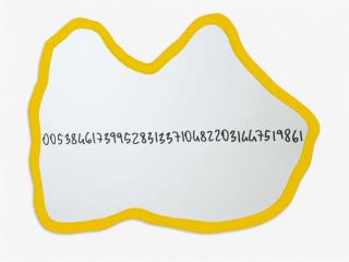 Michelangelo Pistoletto - Frattali (giallo)