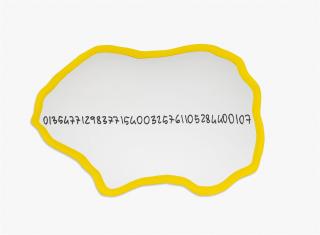 Michelangelo Pistoletto - Frattali (giallo)