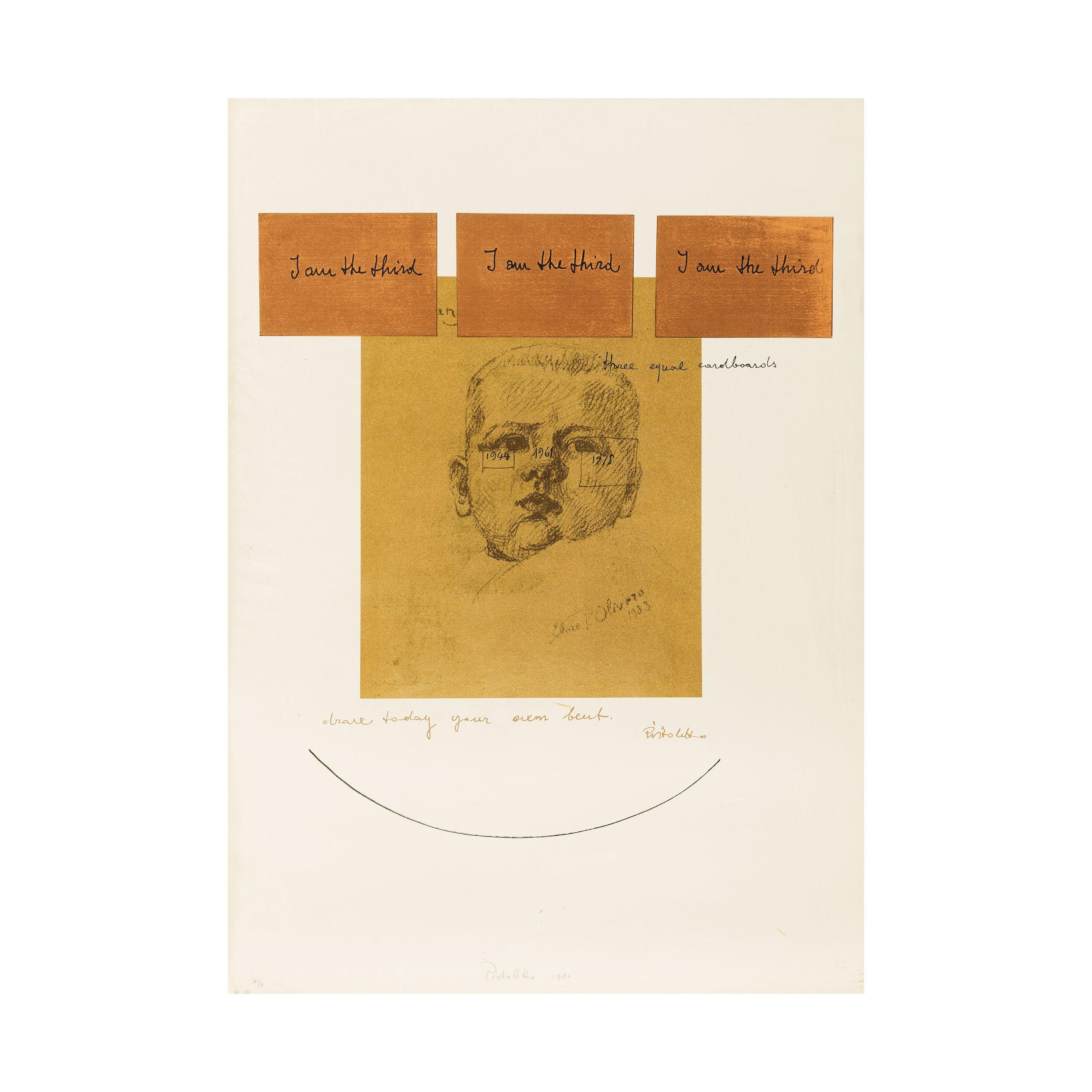 Michelangelo Pistoletto - I\'m the third, 1980