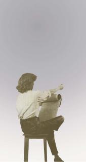 Michelangelo Pistoletto - Ragazza che disegna