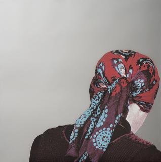 Michelangelo Pistoletto - Testa con foulard