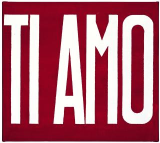 Michelangelo Pistoletto - Ti Amo