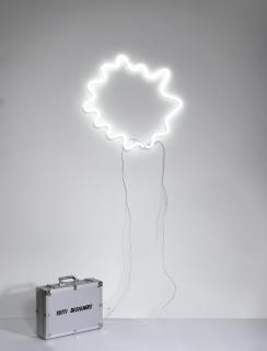 Michelangelo Pistoletto - ‘Tutti Designers\', A Neon And Aluminium Lamp
