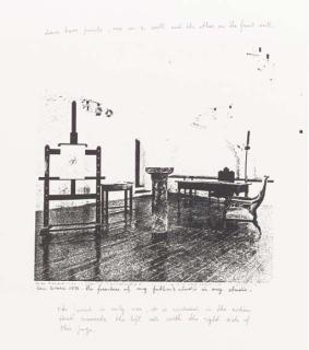 Michelangelo Pistoletto - Untitled [the furniture in my father\'s studio in my studio]
