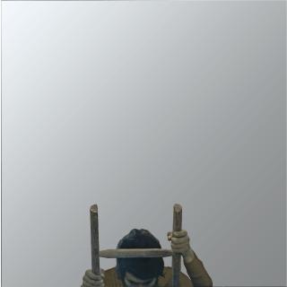 Michelangelo Pistoletto - Uomo Grigio Su Scala A Pioli