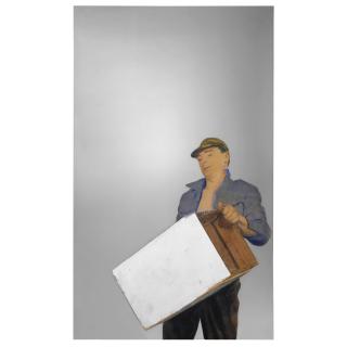 Michelangelo Pistoletto - Uomo Trasporta Un Cubo 