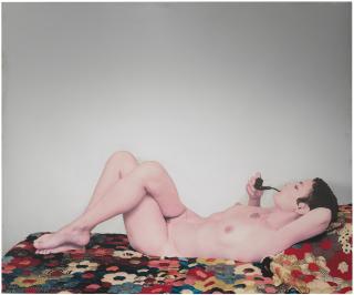 Michelangelo Pistoletto - Venere Con La Pipasigned, Numbered 33/60 And Dated 1973 On The Reverse, Screenprint On Polished Stainless Steel