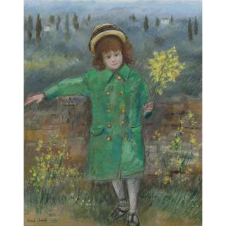 Michele Cascella - Il Cappottino Verde