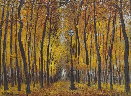 Michele Cascella - Paris, Les Tuileries