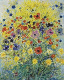 Michele Cascella - Vase dei fiori