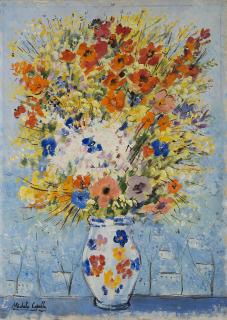 Michele Cascella - Vaso di fiori