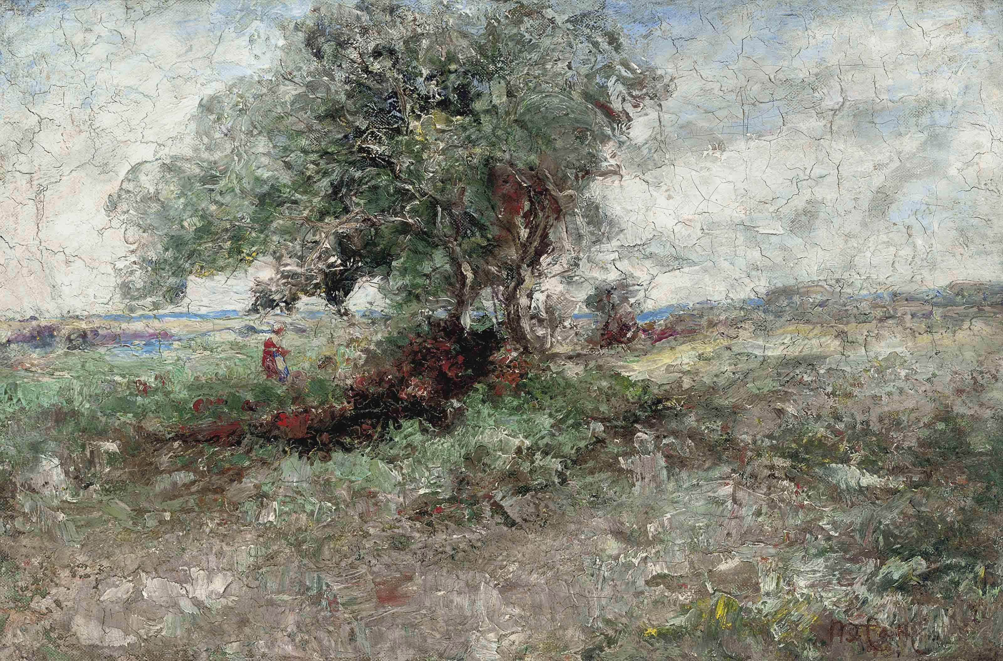 Michele Catti - The olive collectors