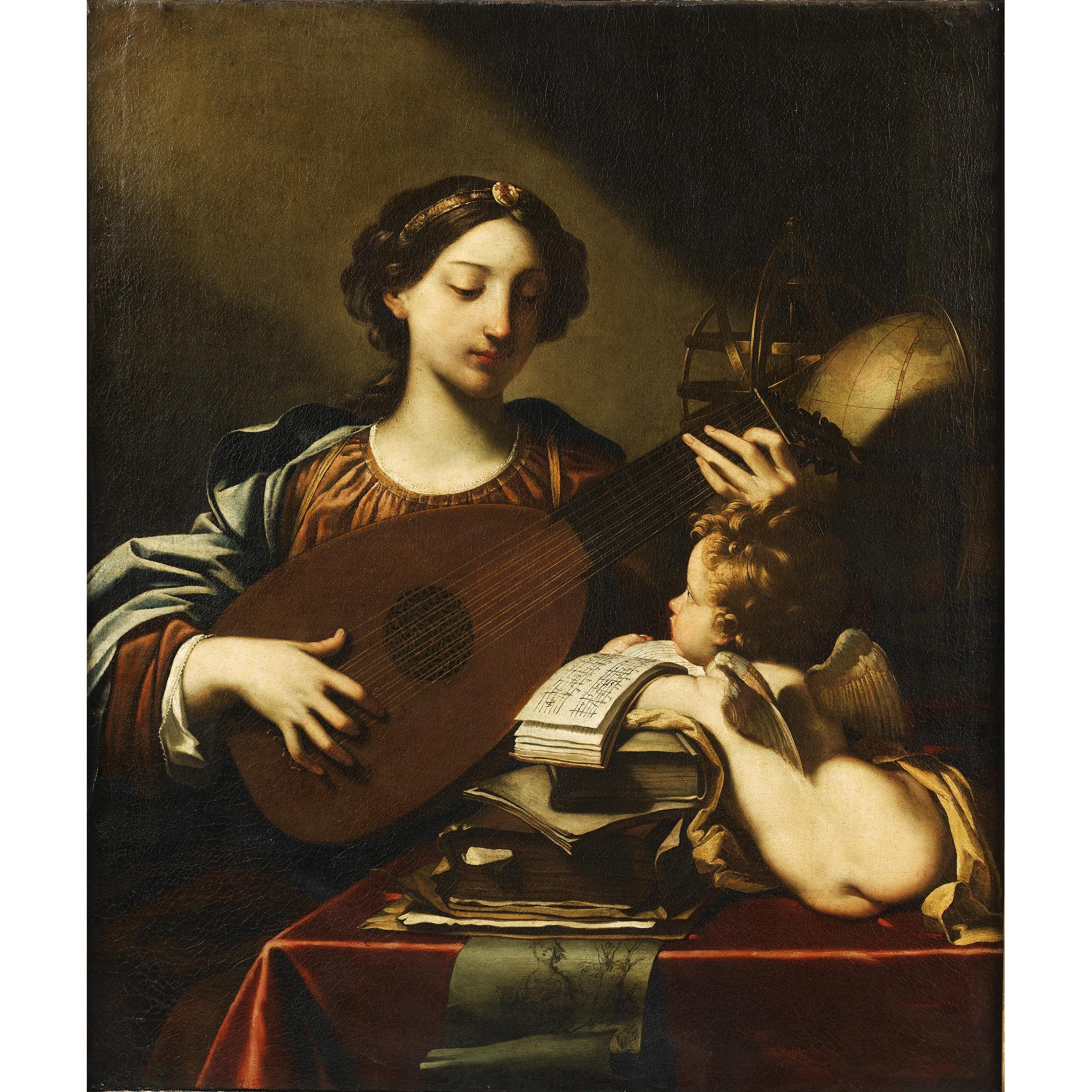 Michele Desubleo - Allégorie De La Musiquemichele Desubleo ; Allegory Of The Music ; Oil On Canvas