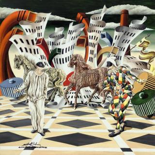 Michele Evola - Harlequin and Pulcinella