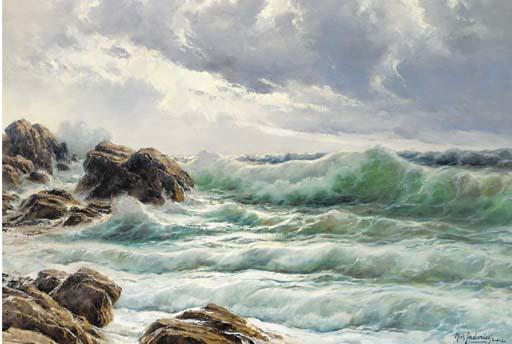 Michele Federico - Waves crashing on the coast at Capri