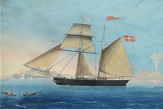 Michele Funno - Zugeschrieben - Blankeneser Schoner \