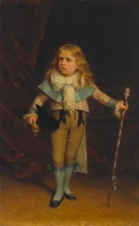 Michele Gordigiani - A portrait of a young noble