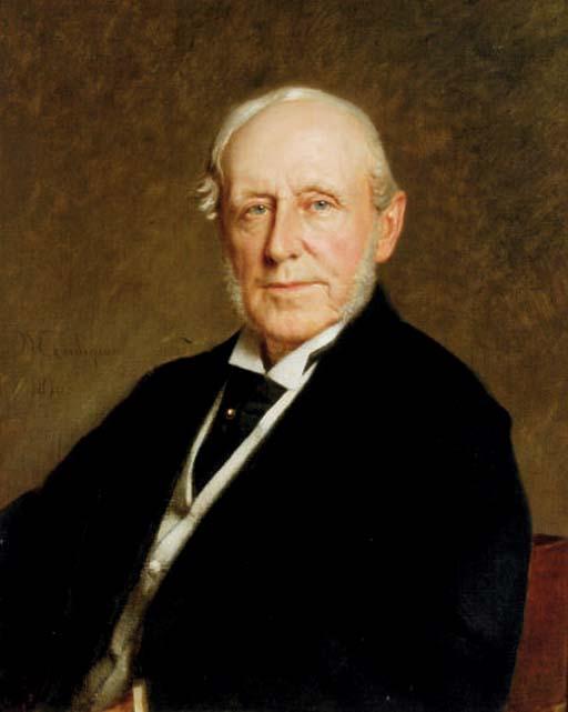 Michele Gordigiani - Portrait of Henry Pratt McKean; and a companion portrait of his wife Phebe Elizabeth Warren