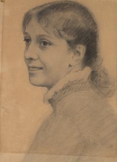 Michele Gordigiani - Ritratto della figlia Isora