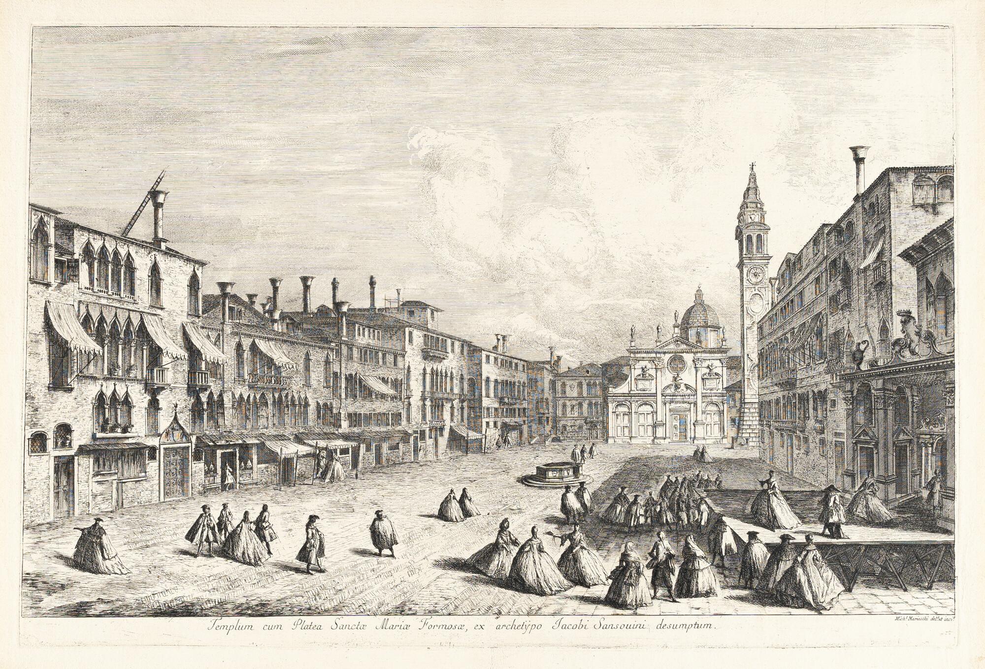 Michele Marieschi - Campo S. Maria Formosa