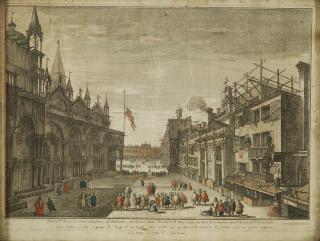 Michele Marieschi - Scorcio della Basilica di San Marco a Venezia