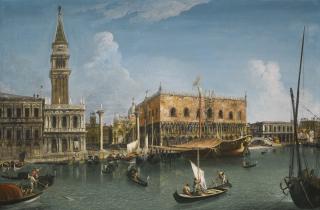 Michele Marieschi - Venice, A View Of The Molo From The Bacino With The Zecca, The Libreria, The Piazzetta With The Campanile, The Palazzo Ducale, The Bridge Of Sighs And The Prigoni