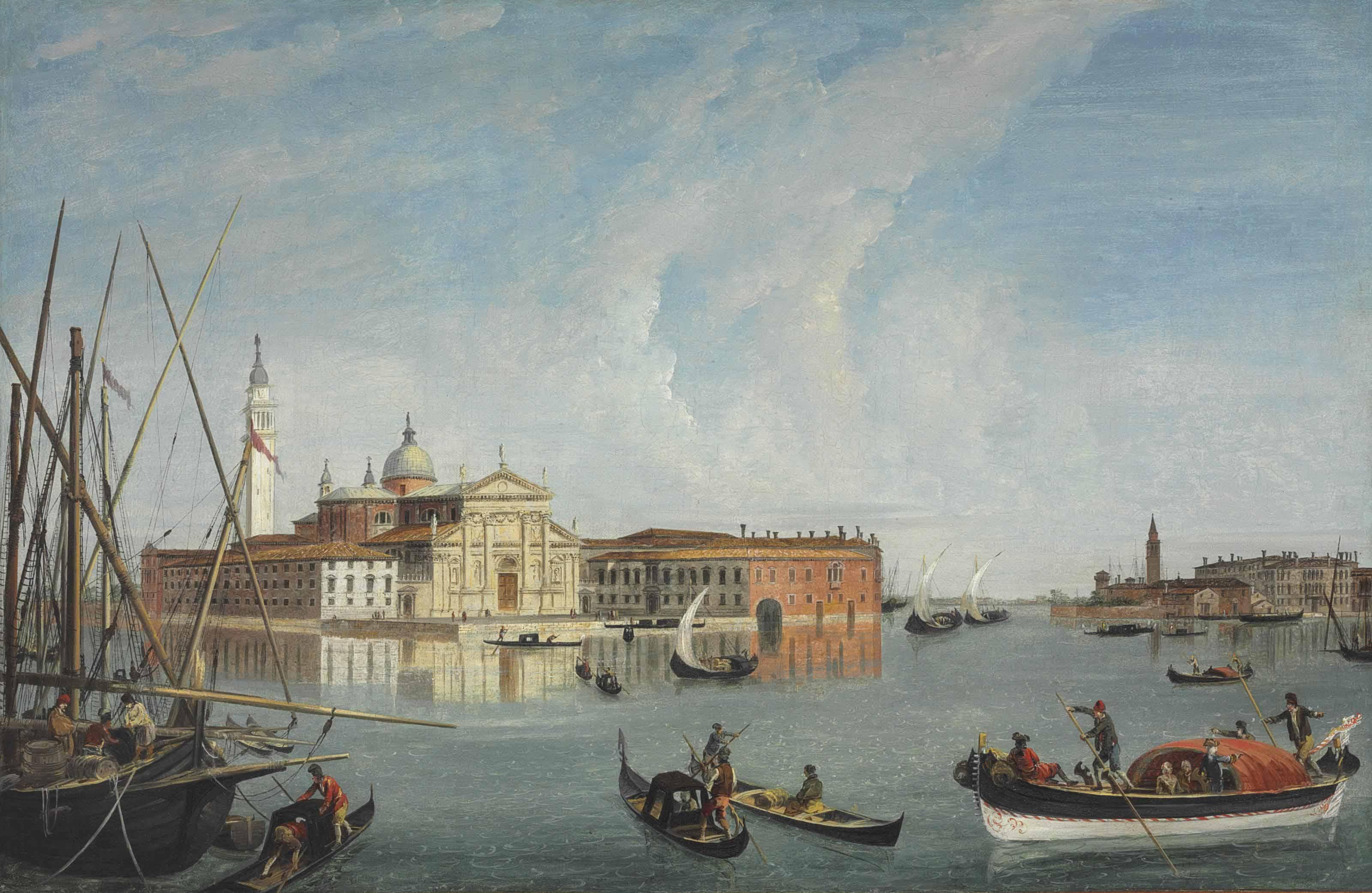 Michele Marieschi - Venice: San Giorgio Maggiore, The Giudecca Beyond