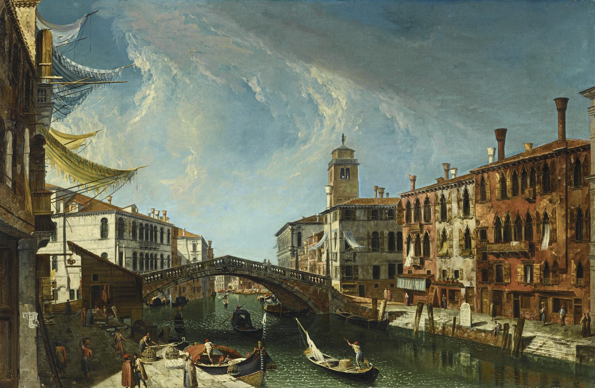 Michele Marieschi - Venice, View Of The Cannaregio, Looking Towards The Grand Canal