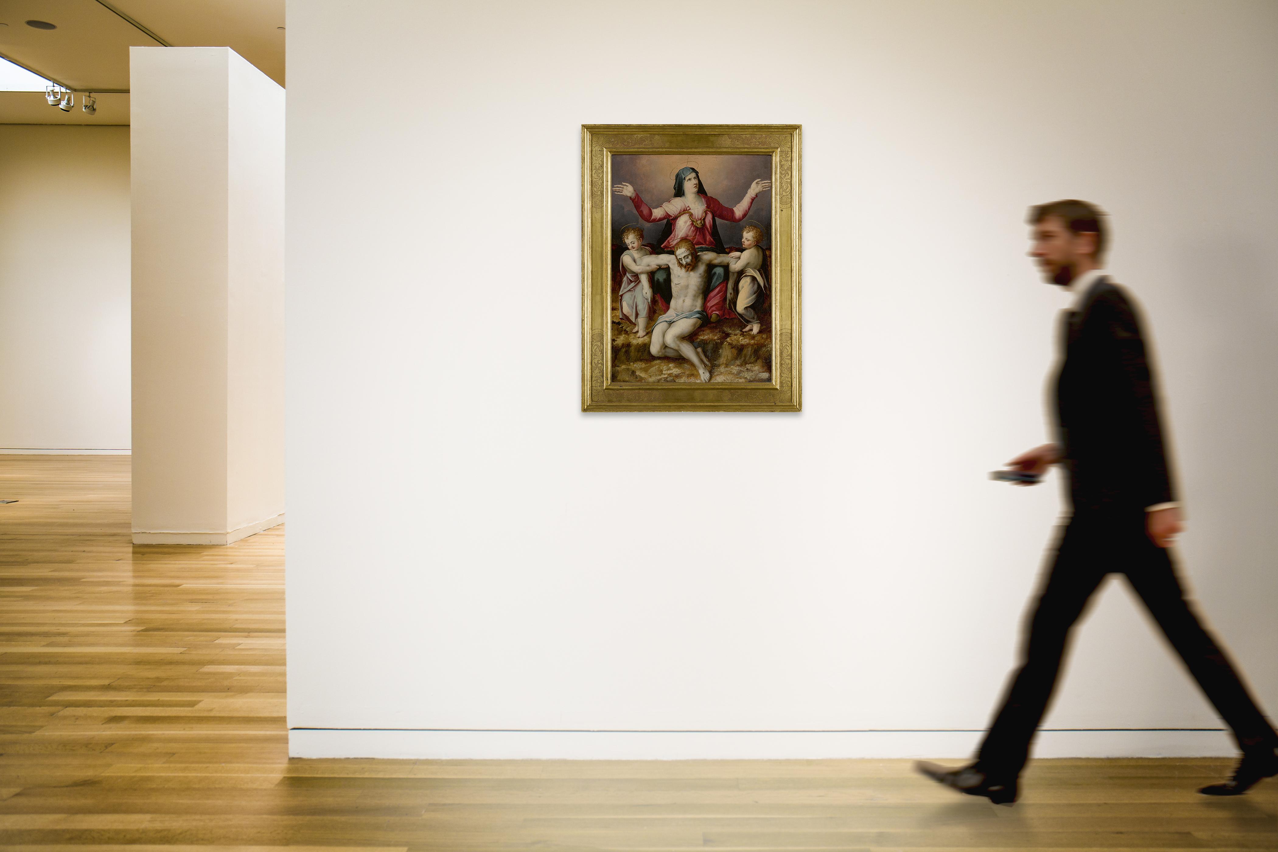 Michele Tosini - Pietà With Two Angels