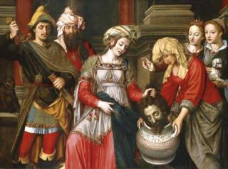 Michiel Coxcie The Elder - Queen Tomyris with the head of Cyrus