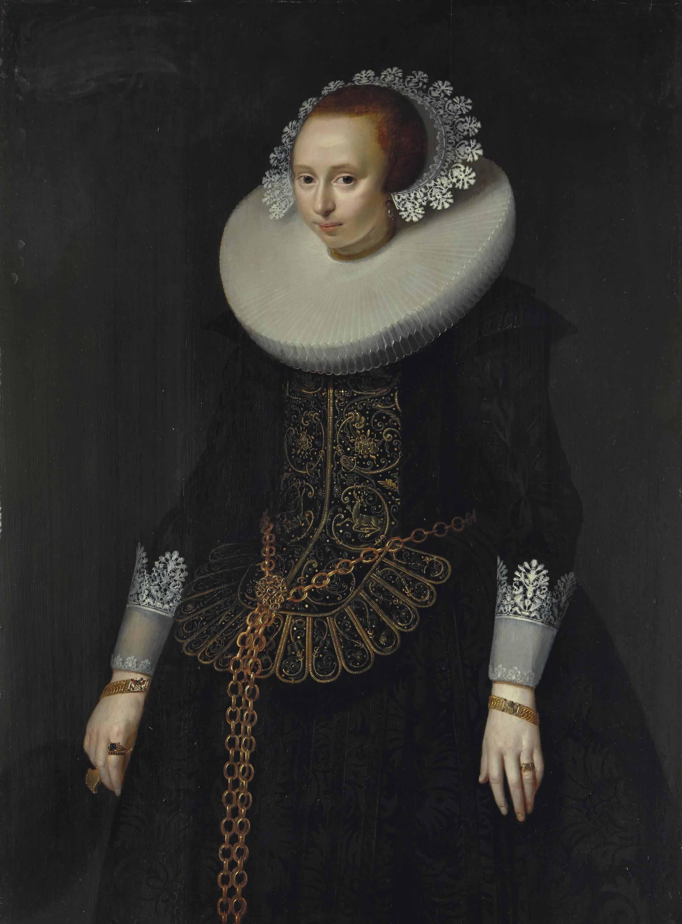 Michiel Jansz. Van Mierevelt - Portrait De Femme