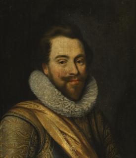 Michiel Jansz. van Mierevelt - Portrait Of Johan Ernst Van Nassau Siegen (1582–1617), Half-Length, Wearing Armour With A Pink Sash And Ruff