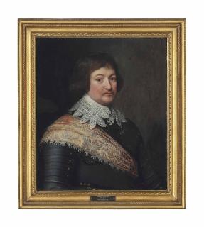 Michiel Van Mierevelt - Portrait Of Bernard Of Saxe-Weimar (1604-1639), Half-Length, In Armour, With A Lace Collar And An Embroidered Sash