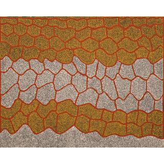 Mick Namarari Tjapaltjarri - Marnpi Rockhole