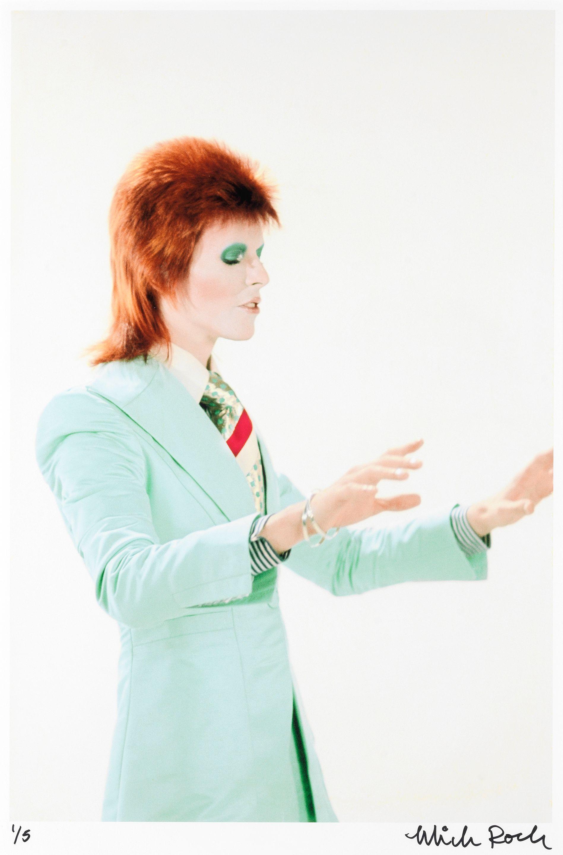 Mick Rock - David Bowie: Life on Mars, Earls Court, London, 1973, printed later,