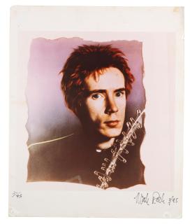 Mick Rock - Johnny Rotten, printed 1990s