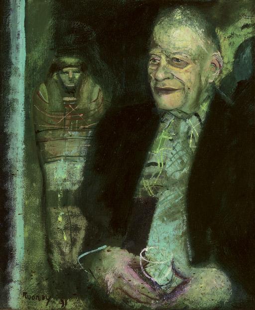 Mick Rooney, R.A. - Portrait of Carel Weight