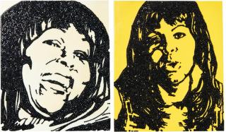 Mickalene Thomas - A, E, I, O, U (And Sometimes Y)