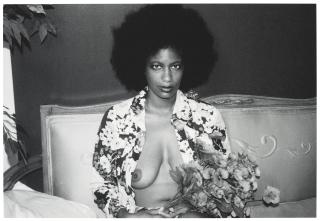 Mickalene Thomas - Afro Muse, 2006