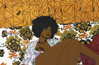 Mickalene Thomas - Can\'T We Just Sit Down (And Talk It Over) (From She Works Hard For The Money Pin-Up Series)