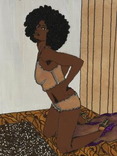 Mickalene Thomas - Honey Bunny