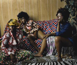 Mickalene Thomas - Les Trois Femmes Noires