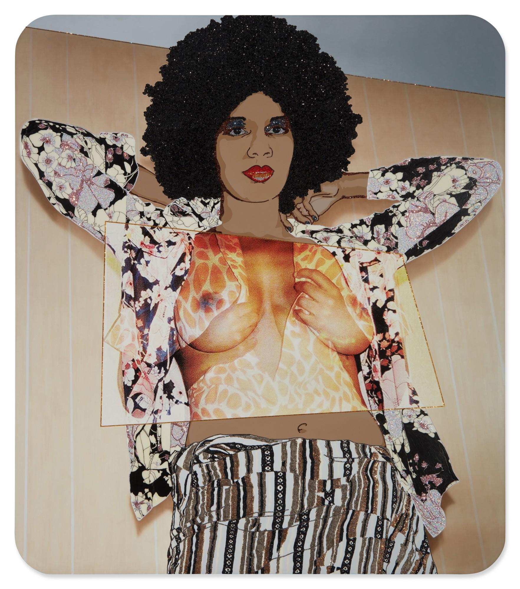 Mickalene Thomas - Portrait of Maya #10