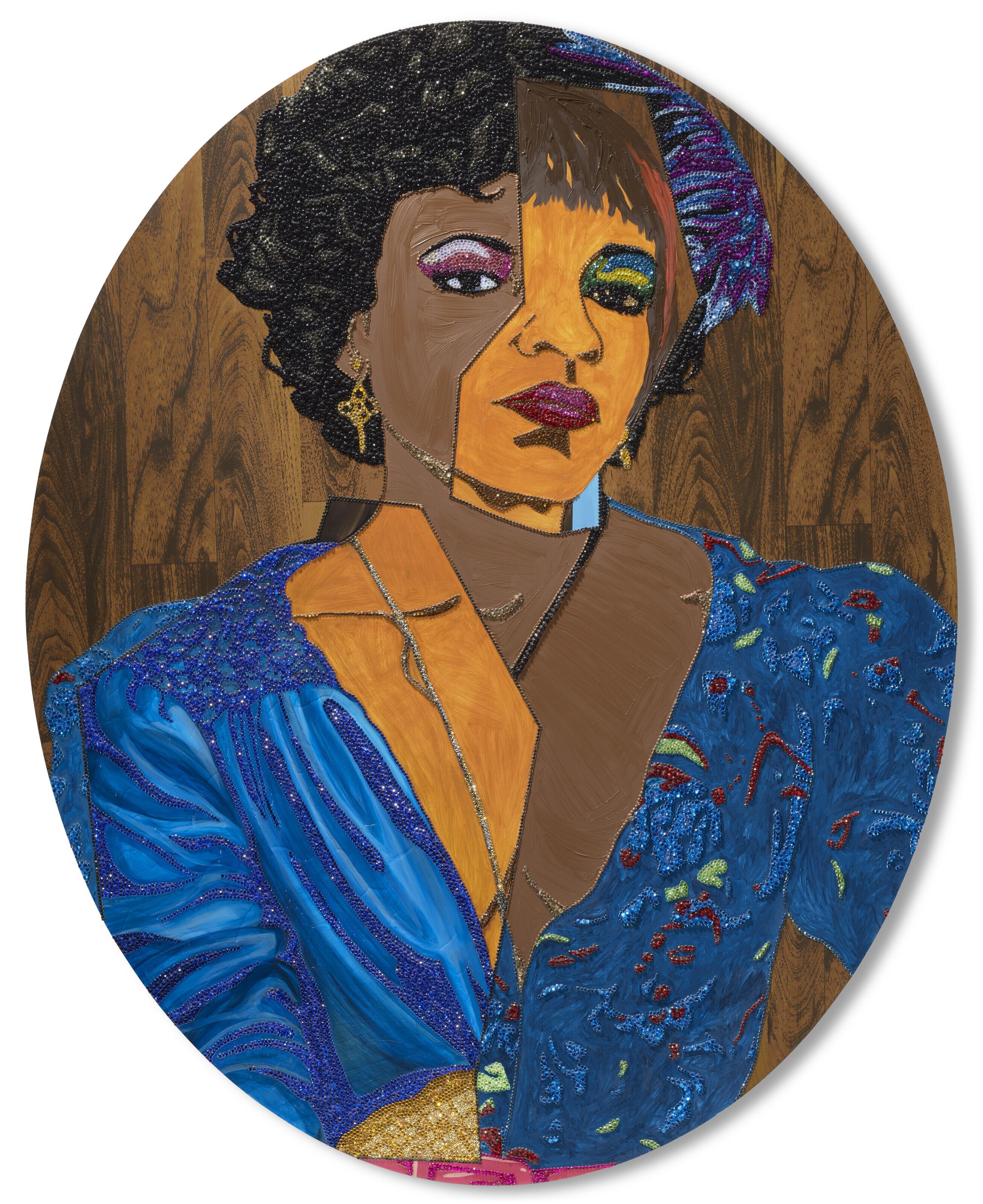 Mickalene Thomas - Portrait of Temika