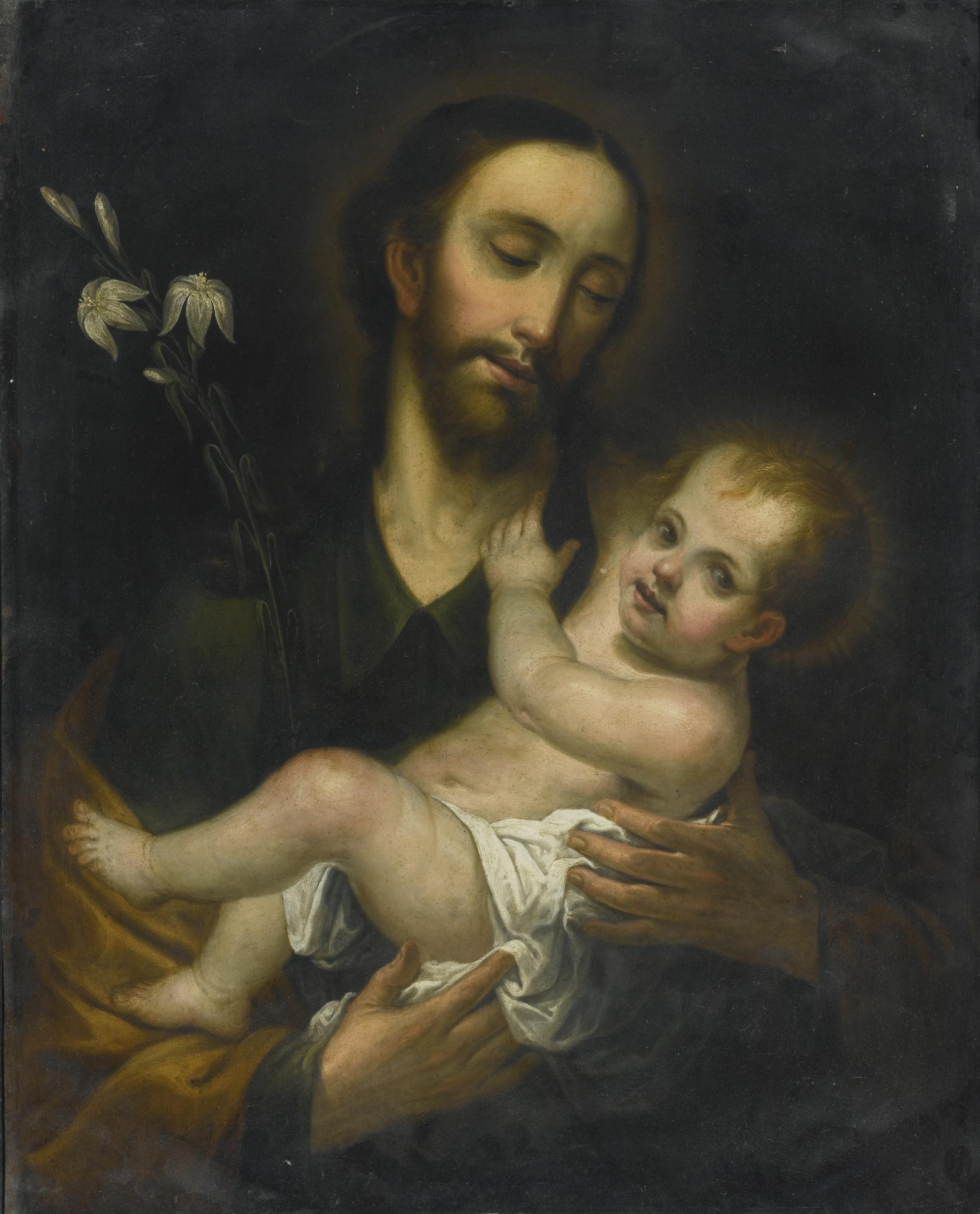 Miguel Cabrera - Saint Joseph And The Christ Child