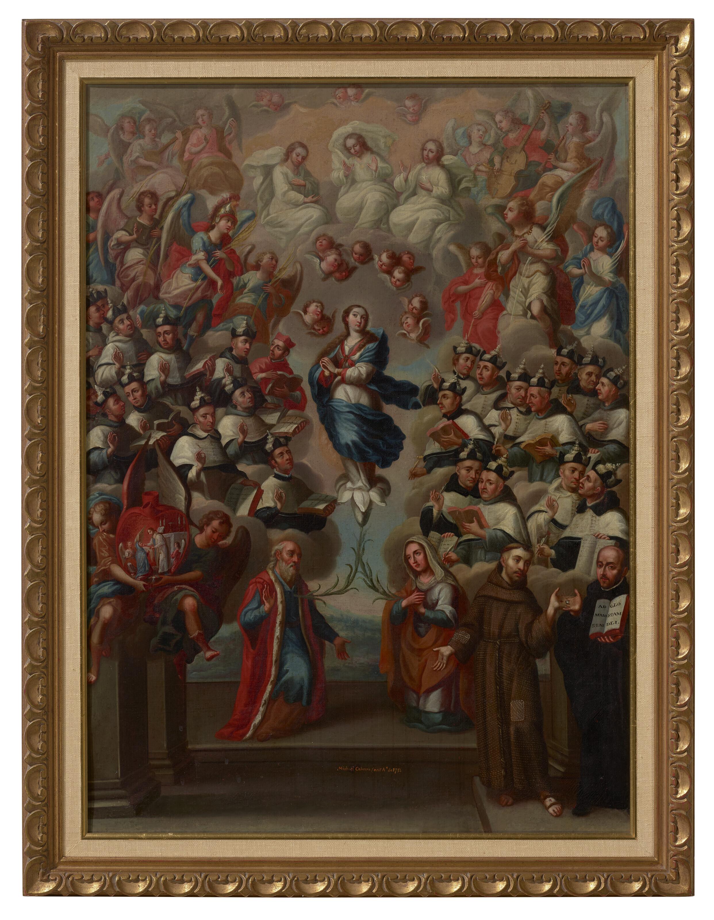 Miguel Cabrera - The Immaculate Conception with Saints Anne and Joaquim