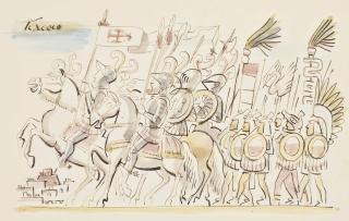 Miguel Covarrubias - Ejército