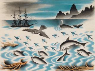 Miguel Covarrubias - Illustration for Herman Melville\'s Typee: A Peep at Polynesian Life