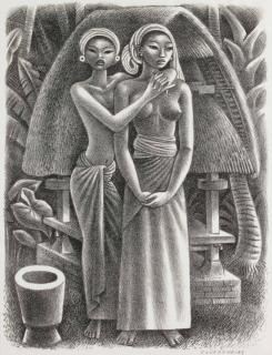 Miguel Covarrubias - Rice granary, Bali